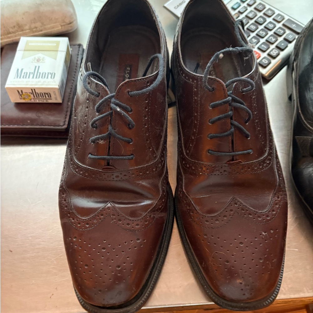 Florsheim Dark Brown Leather Oxfords